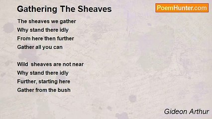 Gideon Arthur - Gathering The Sheaves