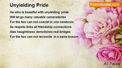 Ali Faisal - Unyielding Pride
