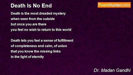 Dr. Madan Gandhi - Death Is No End