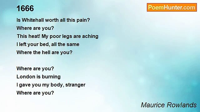 Maurice Rowlands - 1666