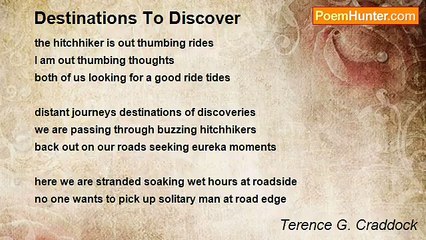 Terence G. Craddock (afterglows echoes of starlight) - Destinations To Discover