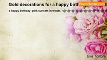 Eva Tortora - Gold decorations for a happy birthday...by eva tortora