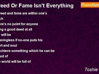 Toshie Nohara - Greed Or Fame Isn't Everything