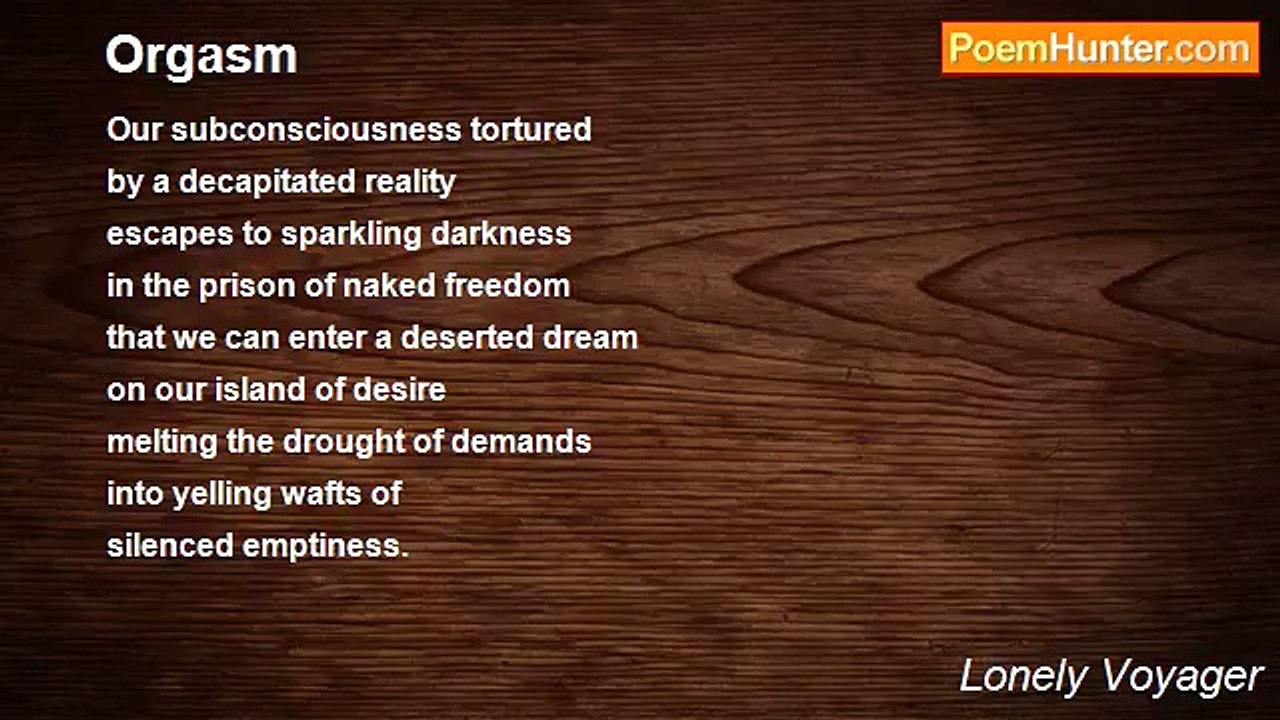 Lonely Voyager - Orgasm