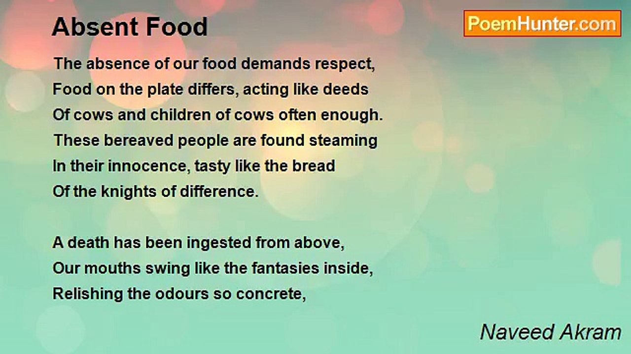 Naveed Akram - Absent Food