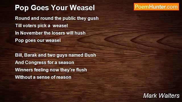 Mark Walters - Pop Goes Your Weasel