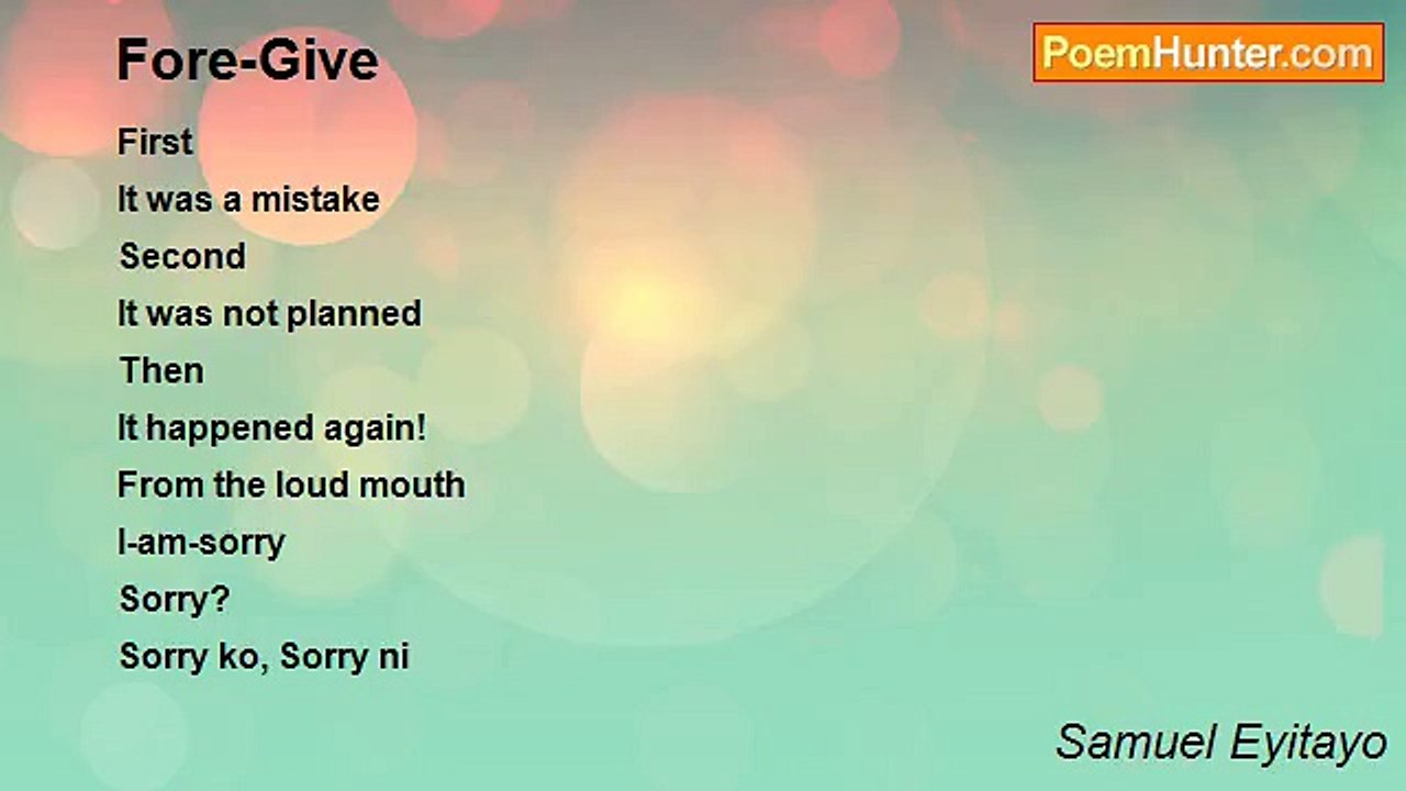 Samuel Eyitayo - Fore-Give