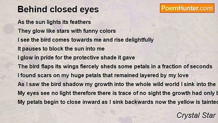 Crystal Star - Behind closed eyes