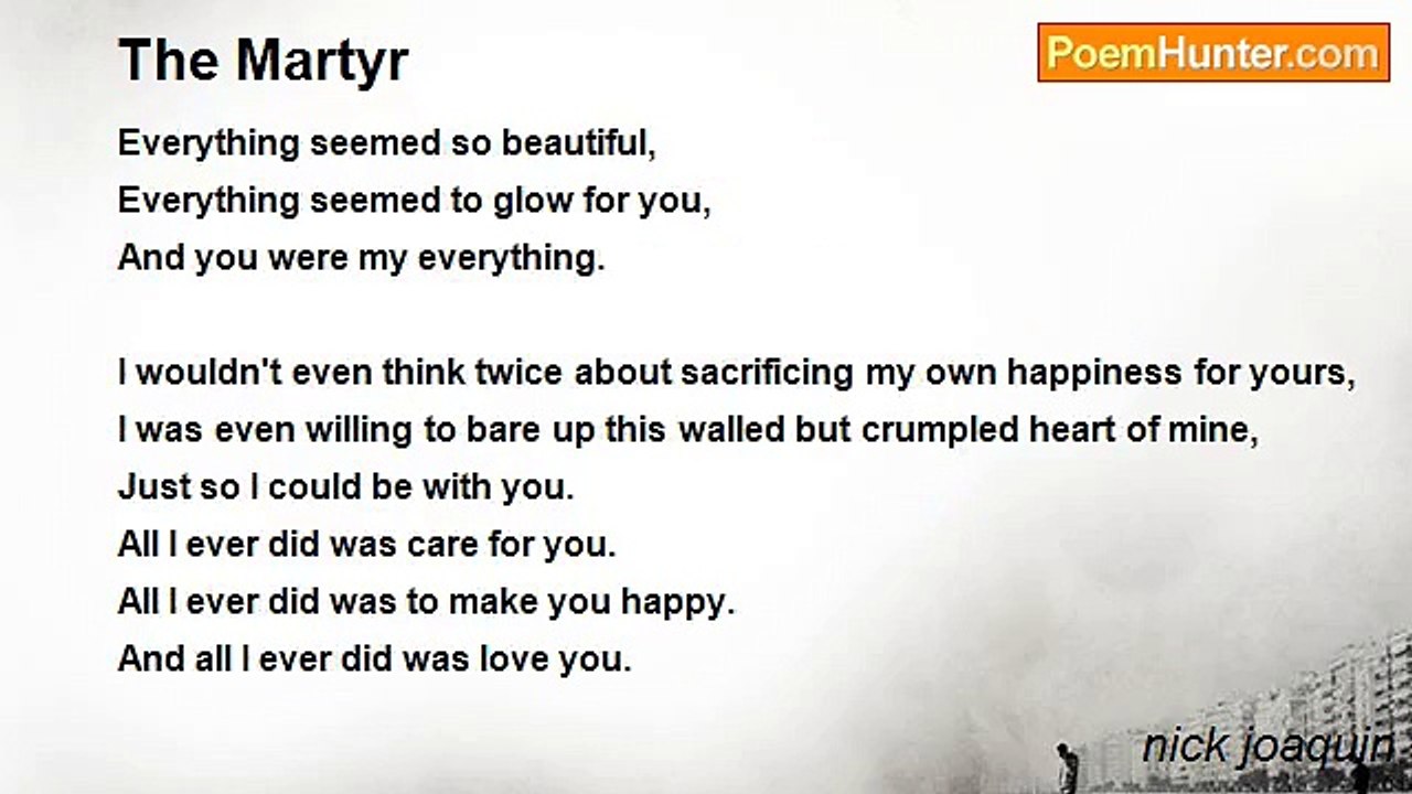 nick joaquin - The Martyr