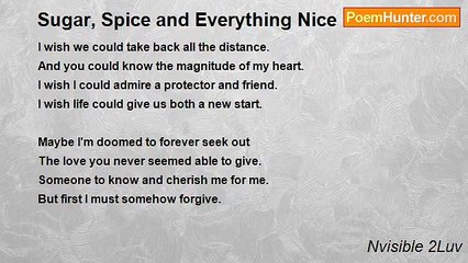 Nvisible 2Luv - Sugar, Spice and Everything Nice