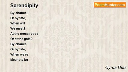 Cyrus Diaz - Serendipity