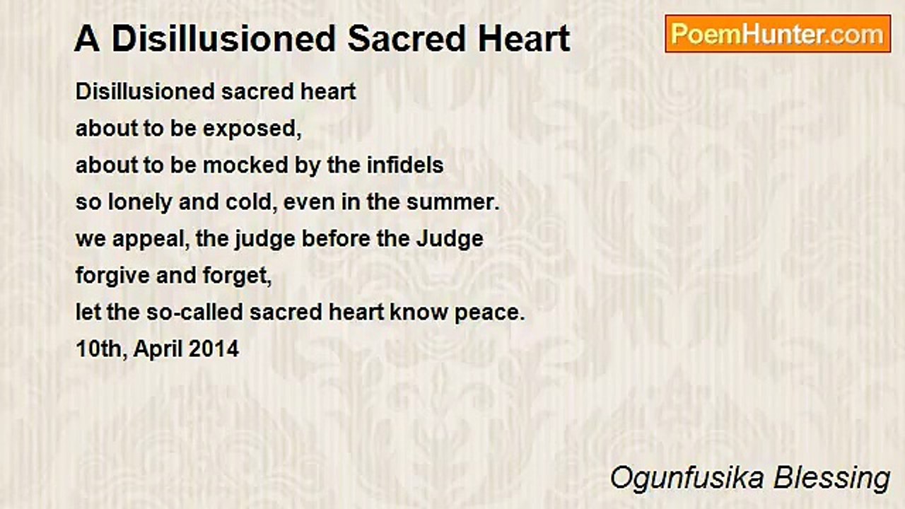 Ogunfusika Blessing - A Disillusioned Sacred Heart