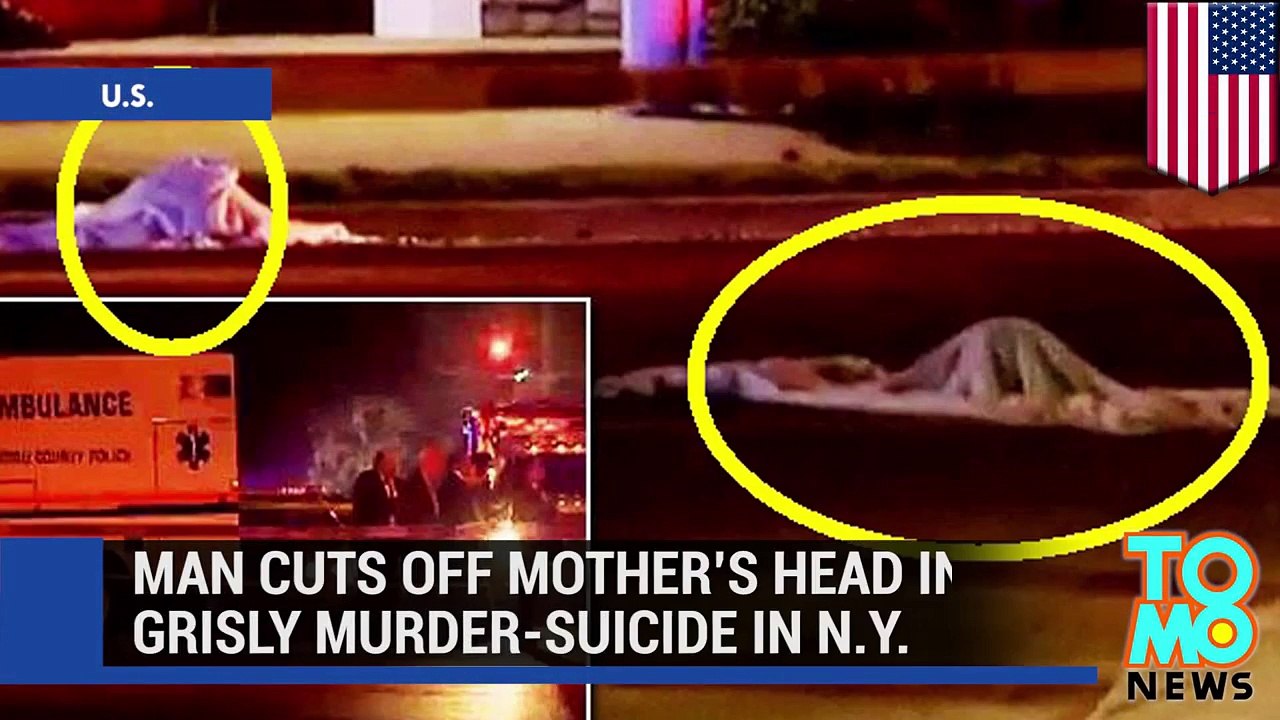 Gory murder-suicide - man beheads his own mom, jumps in front of LIRR train in New York.