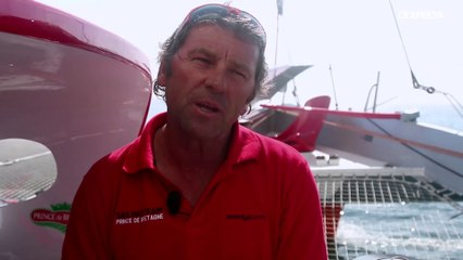 Route du Rhum: à bord du Maxi 80 de Lionel Lemonchois, marin insubmersible