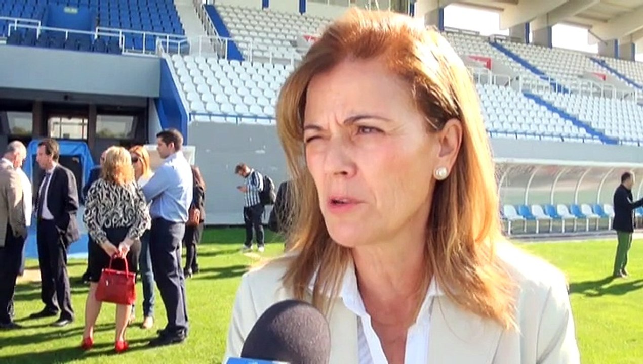 El alcalde de Leganés asistió a la firma del acuerdo entre el C.D. Leganés y UNELE