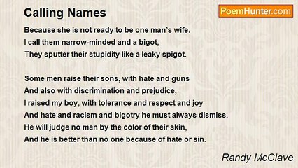 Randy McClave - Calling Names