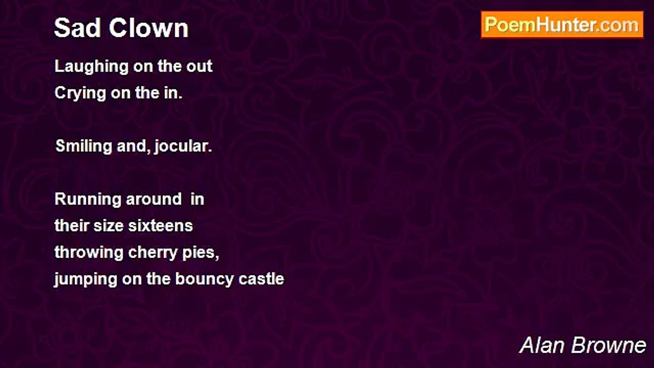 Alan Browne - Sad Clown