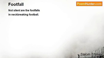 Saiom Shriver - Footfall