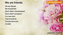 gajanan mishra - We are friends