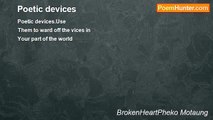 BrokenHeartPheko Motaung - Poetic devices