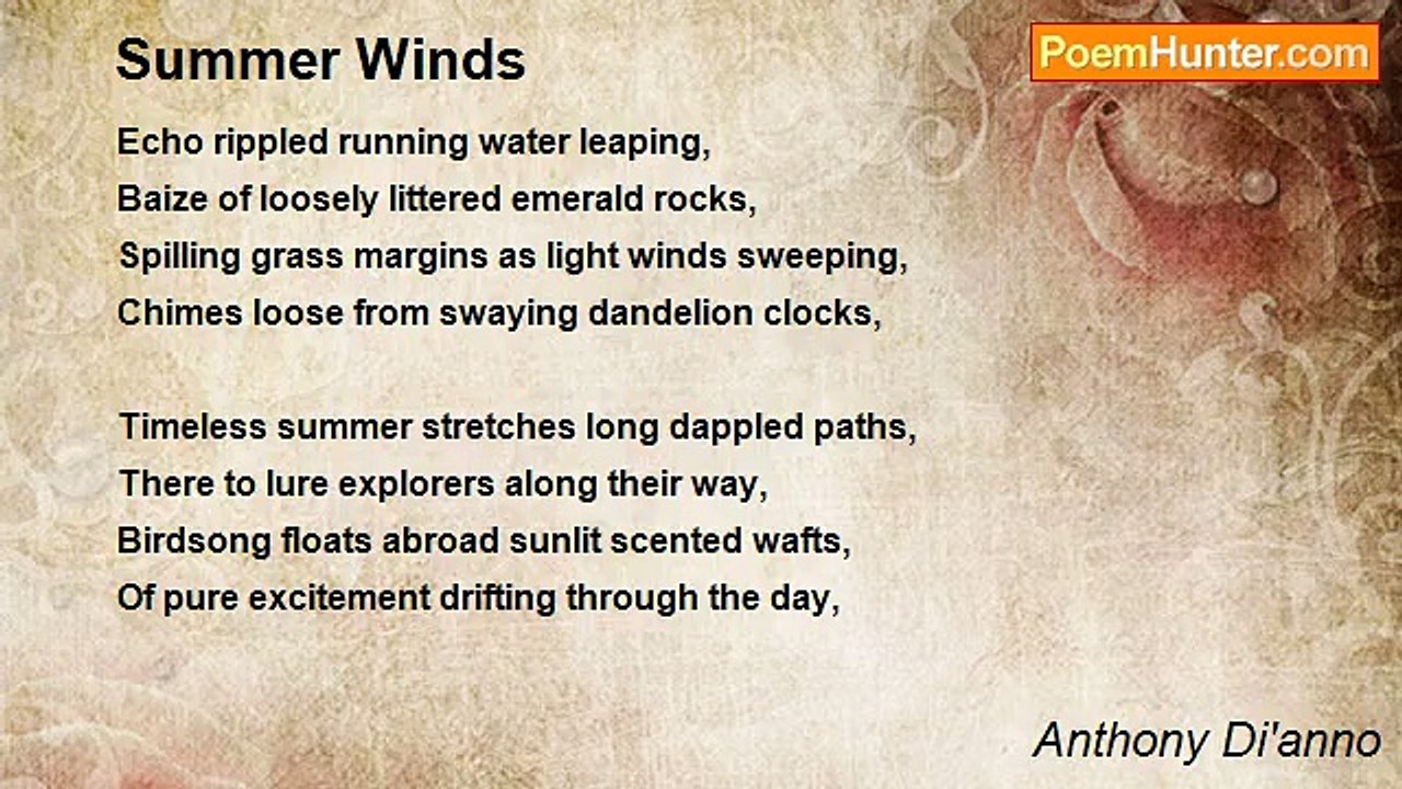 Anthony Di'anno - Summer Winds