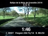 Caméra embarquée ES 6 rallye de la Noix de Grenoble 2014 ODOIT