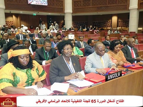 الرباط 29 اكتوبر 2014 افتتاح أشغال الدورة 65 للجنة التنفيذية للاتحاد البرلماني الأفريقي