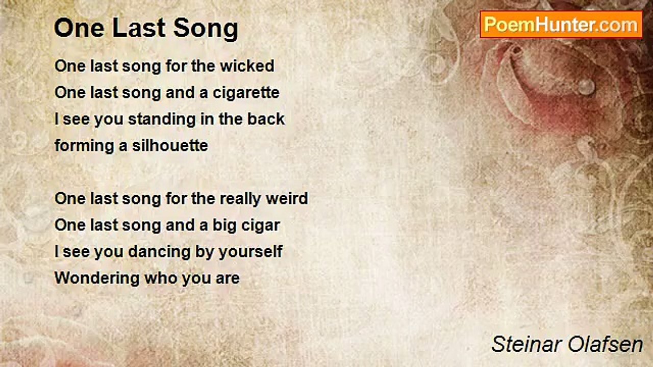 Steinar Olafsen - One Last Song