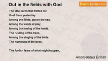 Anonymous British - Out in the fields with God