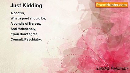 Sandra Feldman - Just Kidding