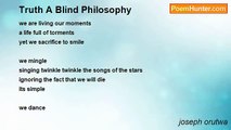 joseph orutwa - Truth A Blind Philosophy