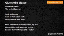 gajanan mishra - Give smile please