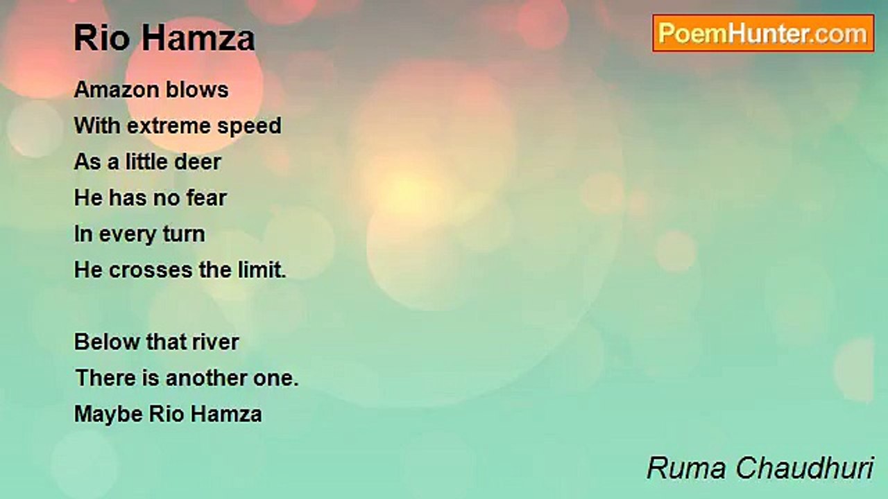 Ruma Chaudhuri - Rio Hamza