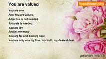 gajanan mishra - You are valued