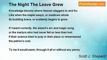 Scott J. Shepard - The Night The Leave Grew