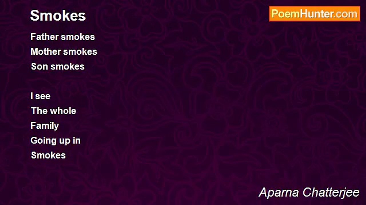 Aparna Chatterjee - Smokes