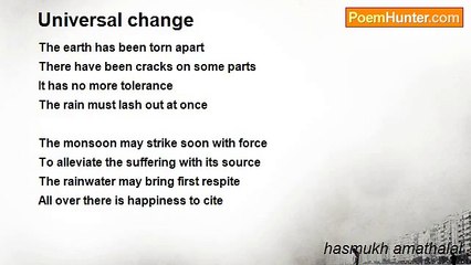 hasmukh amathalal - Universal change
