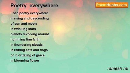ramesh rai - Poetry  everywhere