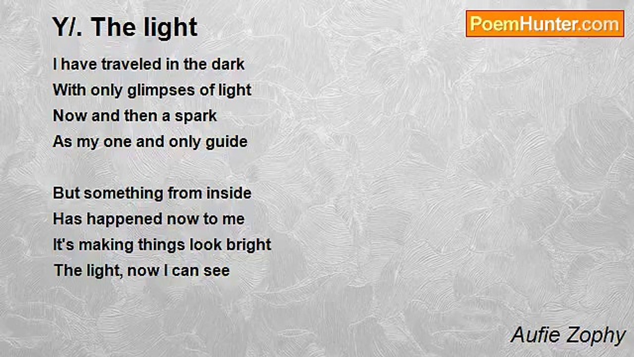 Aufie Zophy - Y/. The light