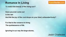 Jasbir Chatterjee - Romance In Living