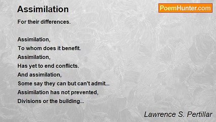 Lawrence S. Pertillar - Assimilation