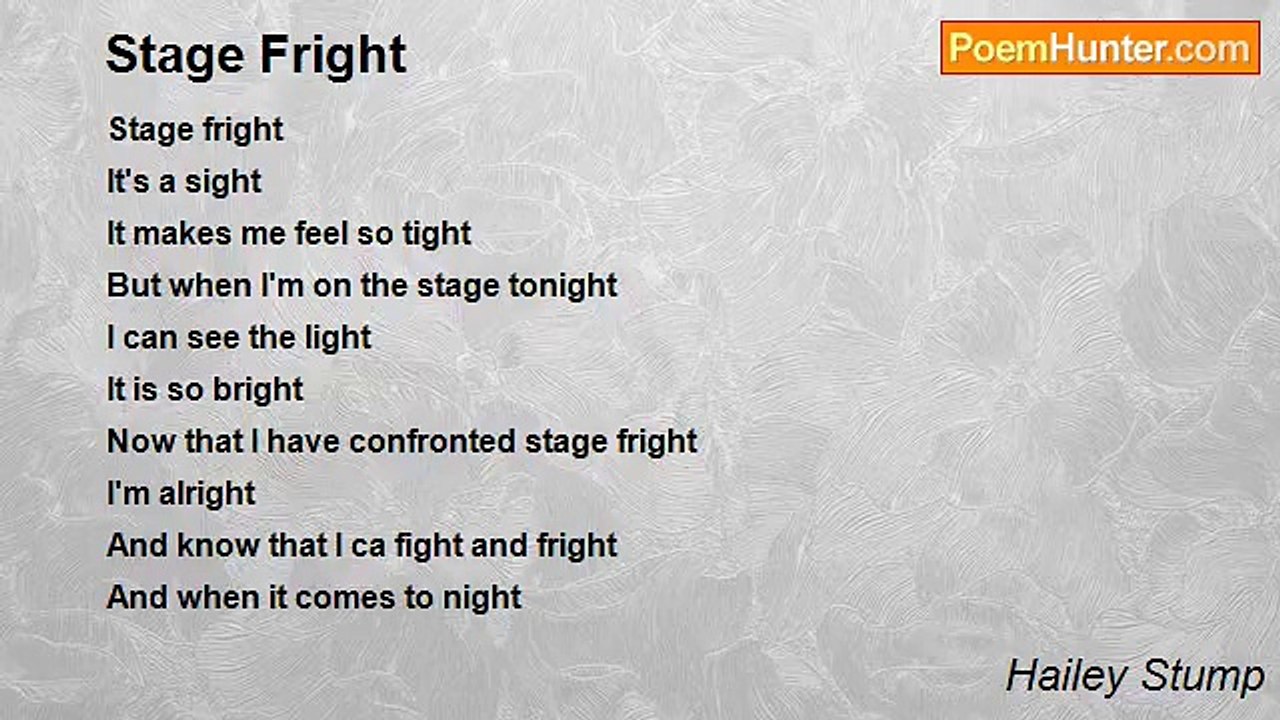 Hailey Stump - Stage Fright