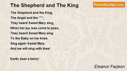 Eleanor Farjeon - The Shepherd and The King