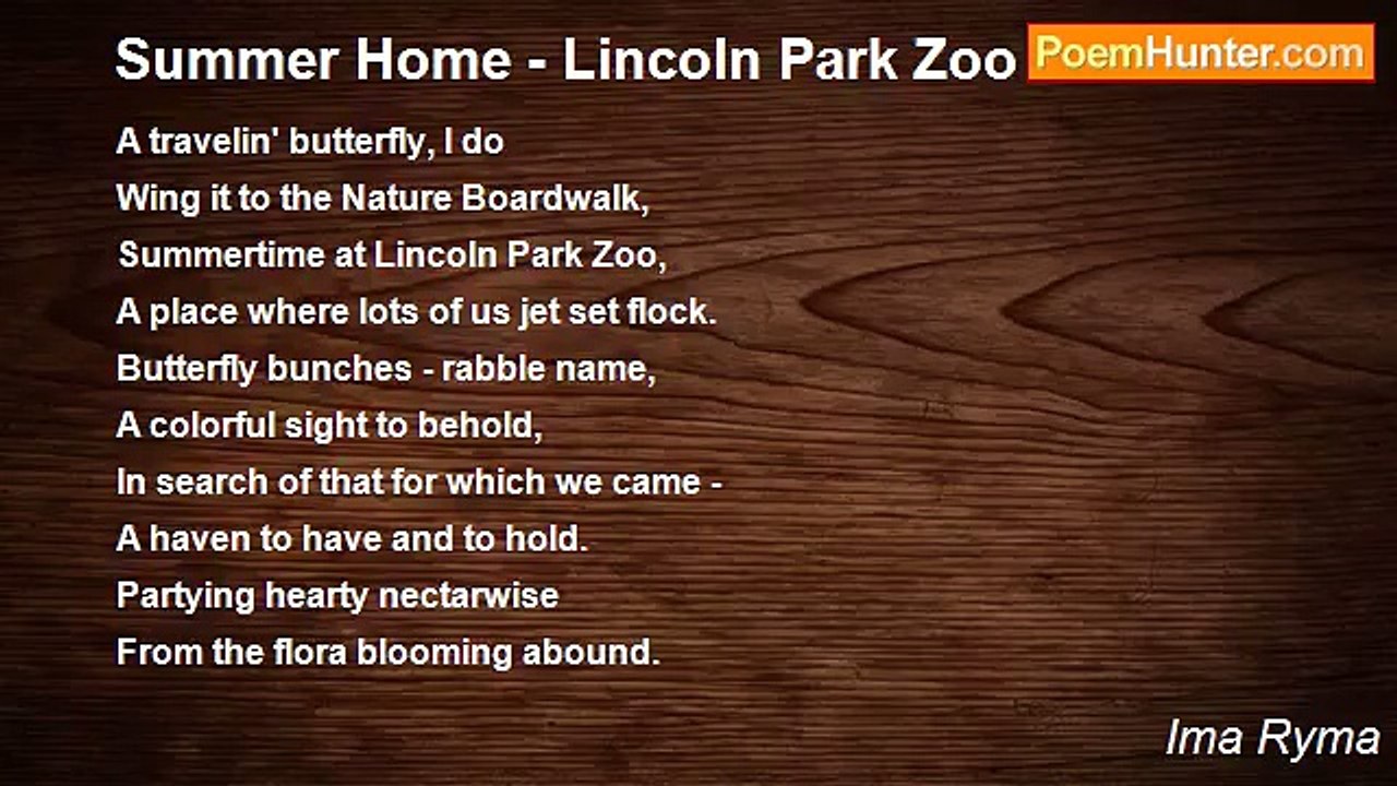 Ima Ryma - Summer Home - Lincoln Park Zoo