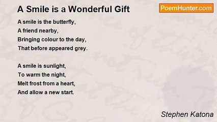 Stephen Katona - A Smile is a Wonderful Gift