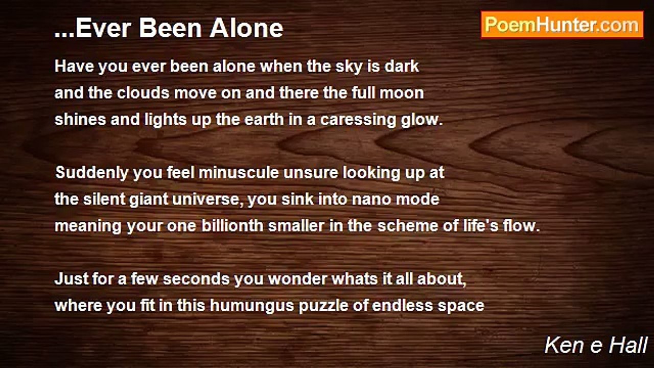 Ken e Hall - ...Ever Been Alone