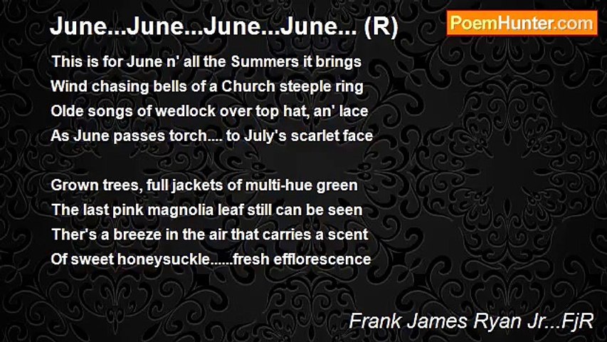 Frank James Ryan Jr...FjR - June...June...June...June... (R)