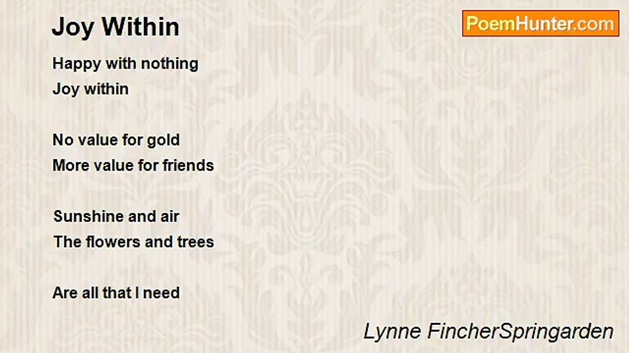 Lynne FincherSpringarden - Joy Within