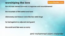 amir mohammad islami chalandar - worshiping the love