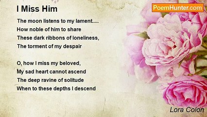 Lora Colon - I Miss Him